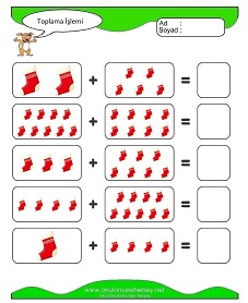 Toplama İşlemi Çalışma Sayfaları